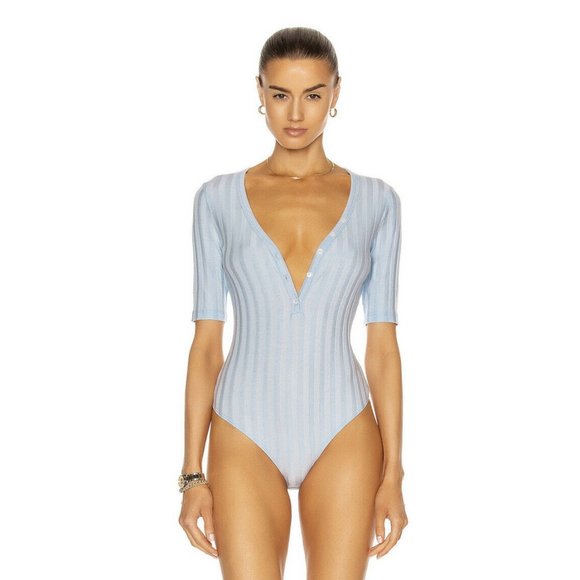 Jonathan Simkhai Tops - JONATHAN SIMKHAI STANDARD Connie Bodysuit Sky Blue